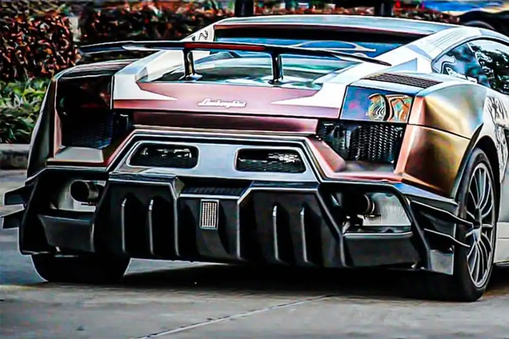 Carbonado IRON Style Rear Bumper | 2004-2008 Lamborghini Gallardo, Gallardo SE, Superleggera