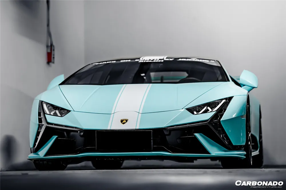 Carbonado 2015-2025 Lamborghini Huracan LP610 LP580 Evo Tecnica Style Front Bumper