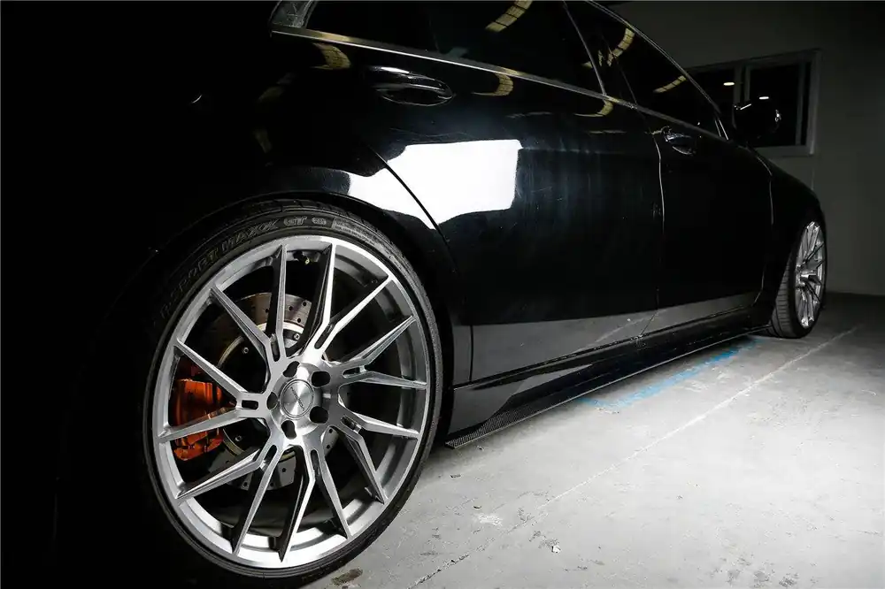 Carbonado 2017-2020 Mercedes Benz S63 AMG W222.2 Sedan MSY Style Side Skirts
