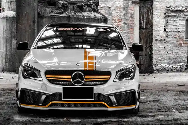 Carbonado 2013-2016 Mercedes Benz W117 CLA Class WD Style Front Bumper w/led