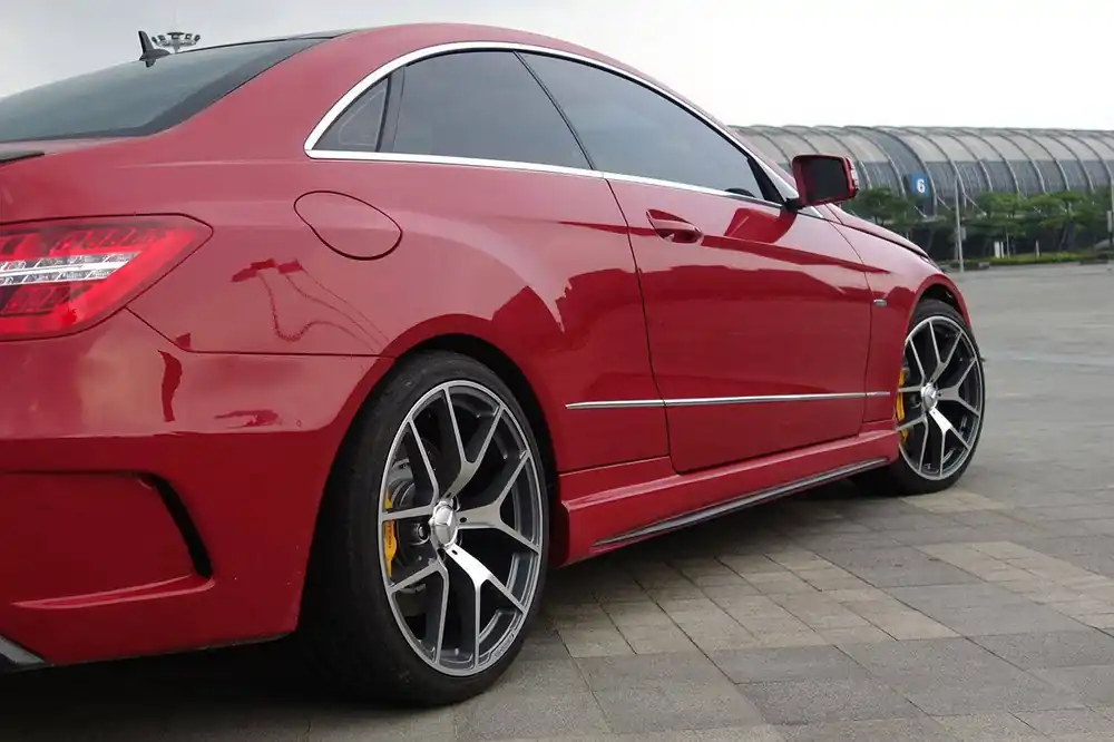 Carbonado 2010-2016 Mercedes Benz E Class W207 Coupe PD Style Side Skirts