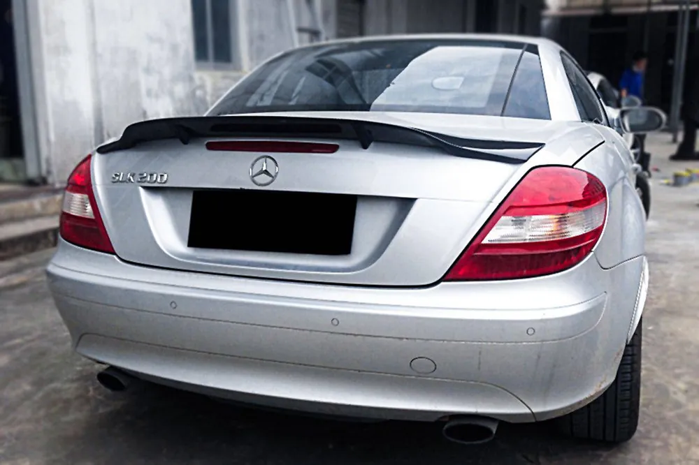 Carbonado 2005-2011 Mercedes Benz SLK R171 RT Style Carbon Fiber Trunk Spoiler