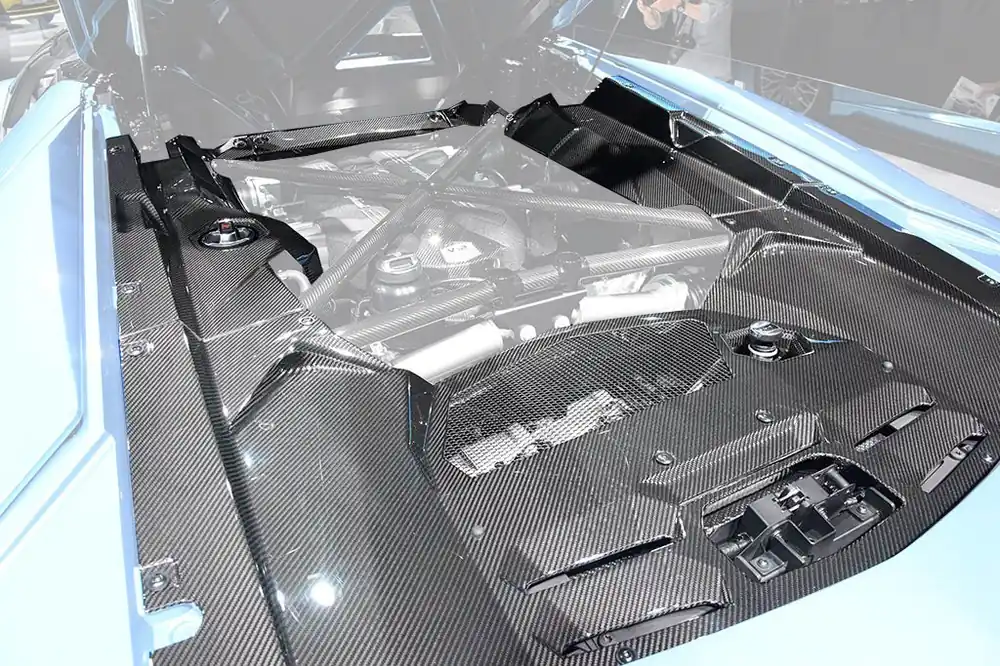 Carbonado 2011-2016 Lamborghini Aventador LP700 Coupe Carbon Fiber Engine Bay Cover Interior Replacement