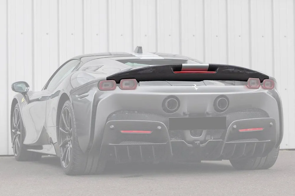 Carbonado AV Style Carbon Fiber Trunk Spoiler | 2020-UP Ferrari SF90 Stradale