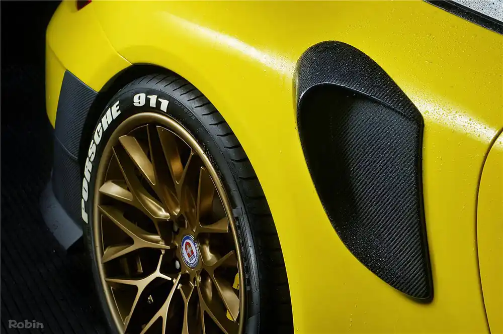 Carbonado 2012-2019 Porsche 911 991.1 991.2 Carrera S GT2RS Style Carbon Fiber Quarter Panel Side Scoops