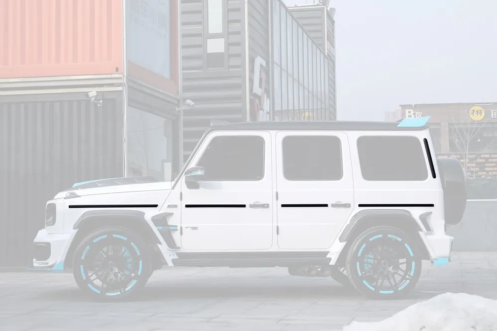 Carbonado 2018-2024 Mercedes Benz G500 G63 AMG W464 G-Wagon BR-G900 Style Dry Carbon Body Line Trims