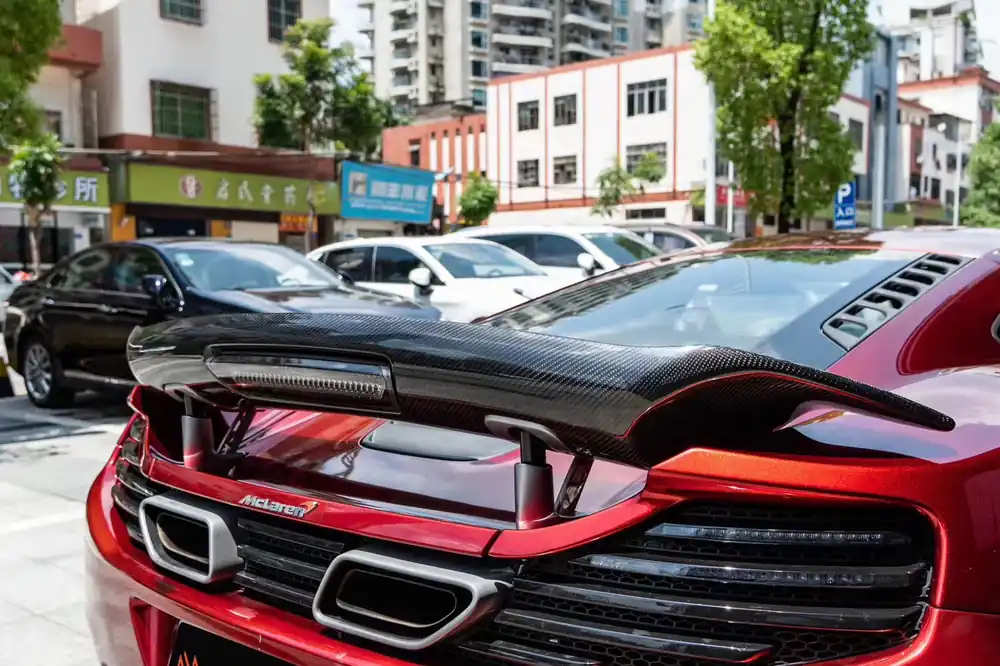 Carbonado 2011-2017 McLaren 650S MP4 12C VRS Style Carbon Fiber Trunk Spoiler