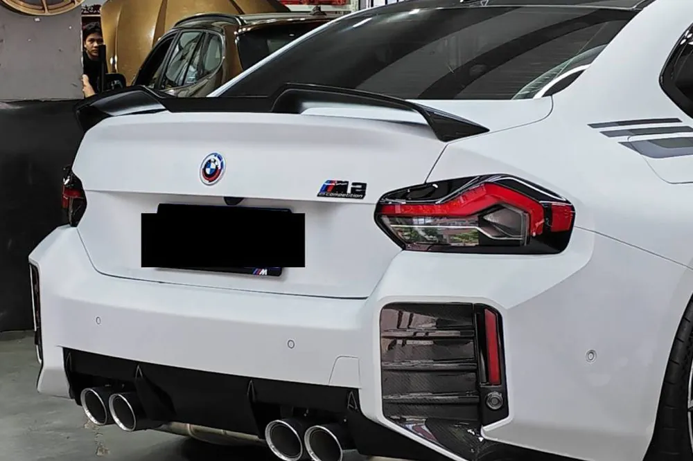Carbonado OD-B Style Dry Carbon FIber Trunk Spoiler | 2021-2024 BMW M2 G87