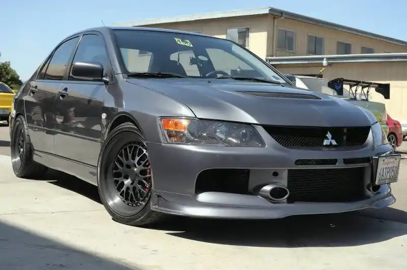 Carbonado SE Style Carbon Fiber Front Lip | 2003-2006 Mitsubishi Evo 7/8/9