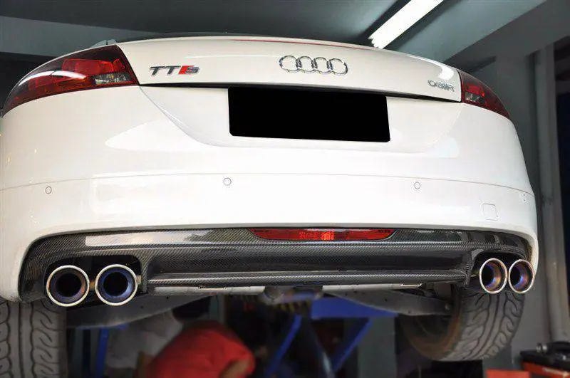 Carbonado 2009-2014 Audi TTS TT S-LINE OE Style Carbon Fiber Rear Lip
