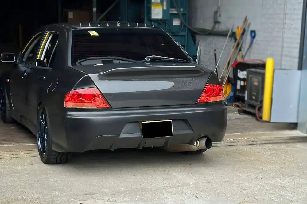 Carbonado DLK Style Carbon Fiber Trunk | 2003-2006 Mitsubishi Evo 7/8/9