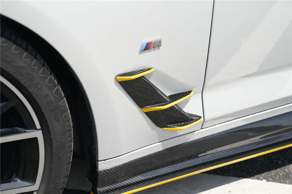 Carbonado 2020-2023 BMW 5 Series G30 G38 M-tech AD Style Dry Carbon Fiber fender vents trims