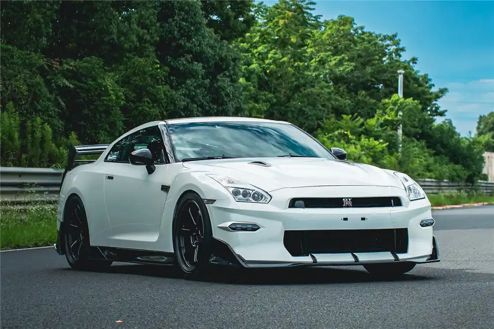 Carbonado VS Style Carbon Fiber Front Lip | 2023-2025 Nissan GTR R35