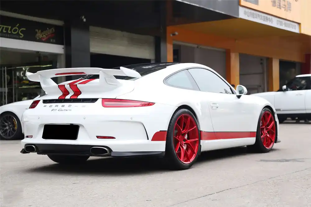Carbonado 2012-2015 Porsche 911 991.1 Carrera S 2C GT3 Style Rear Bumper (For Quad-Exhaust)