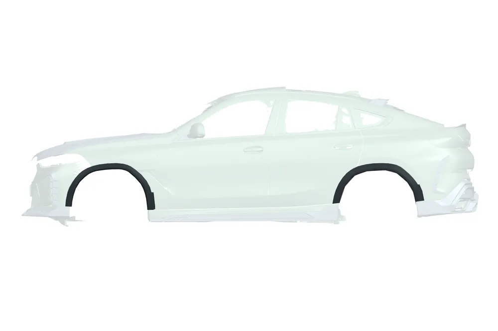Carbonado AD Style Autoclave Carbon Fiber Fender Flare | 2019-UP BMW X6 G06