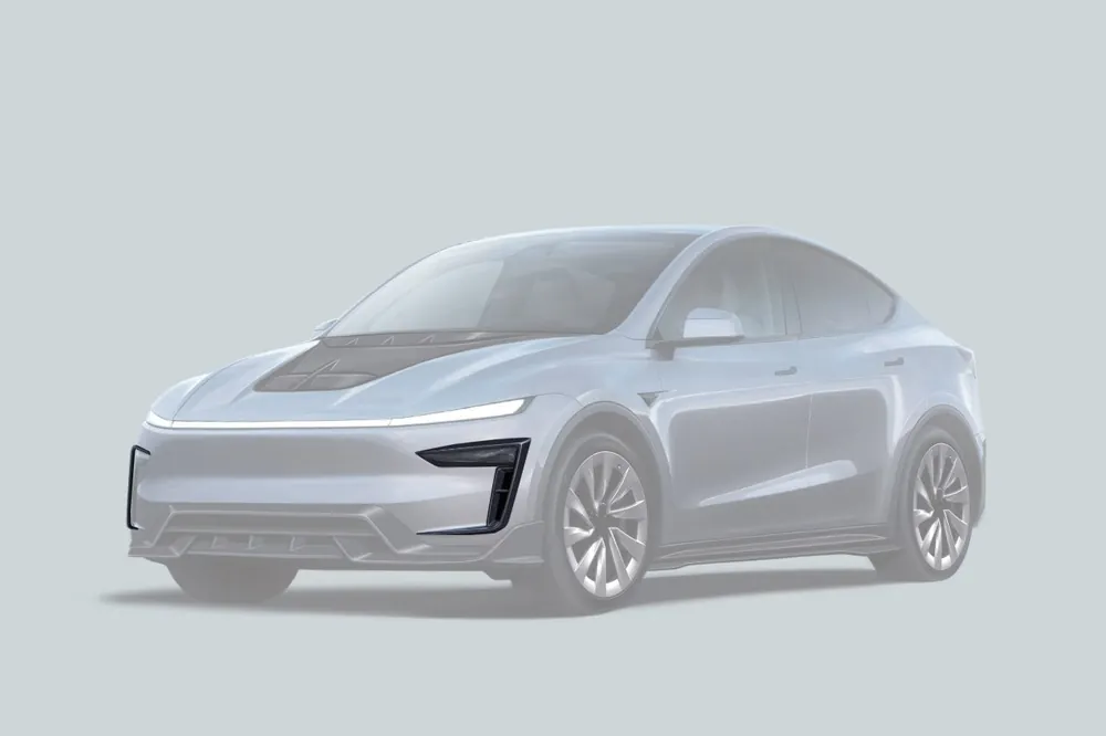 Carbonado 2025-UP Tesla Model Y Refresh OX Style Autoclave Carbon Fiber Daytime Running Light Cover