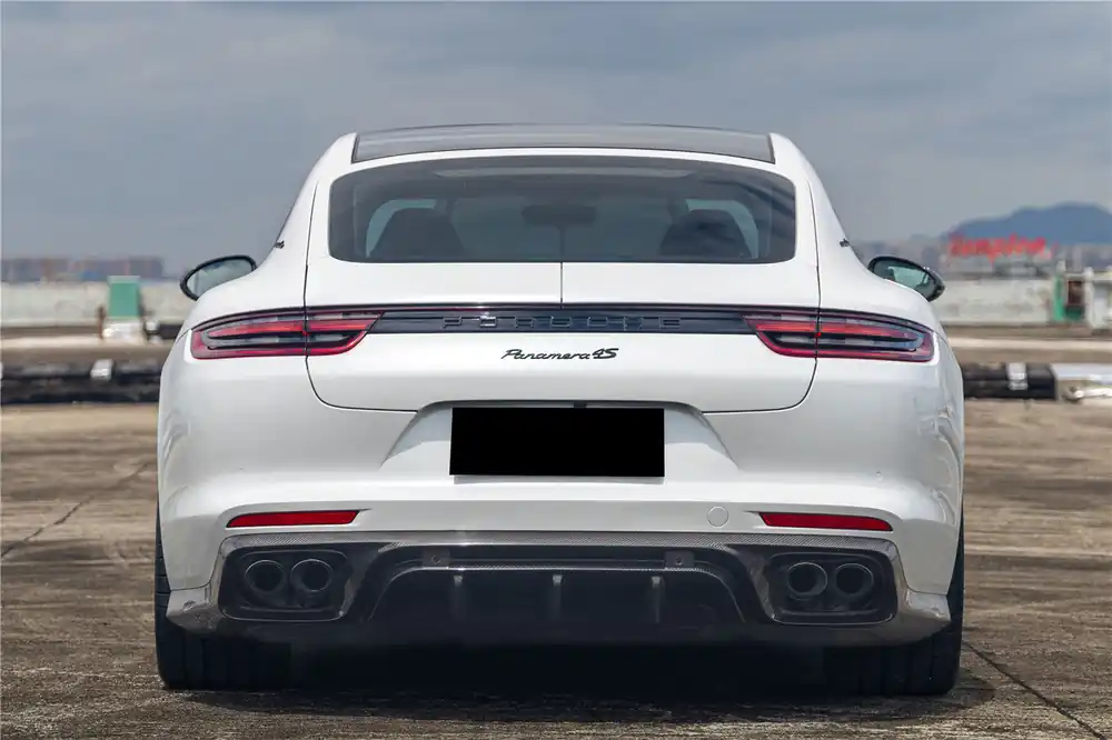 Carbonado KDA Style Dry Carbon Fiber Rear Diffuser | 2017-2023 Porsche Panamera 971