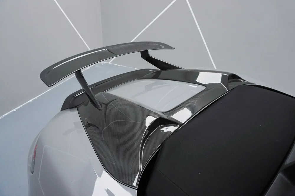 Carbonado 2012-2025 Porsche 718 981 Boxster HU Style Dry Carbon Fiber Hump Spoiler Wing