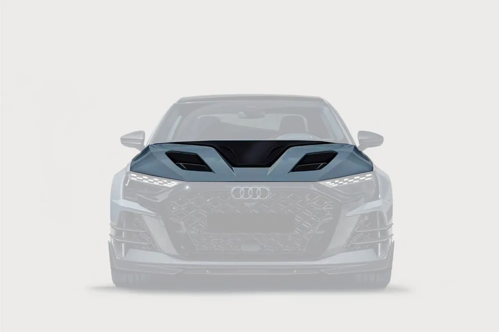 Carbonado 2025-UP Audi RS3 S3 A3 8Y.5 Sedan and Sportback AD Style Autoclave Carbon Fiber Hood