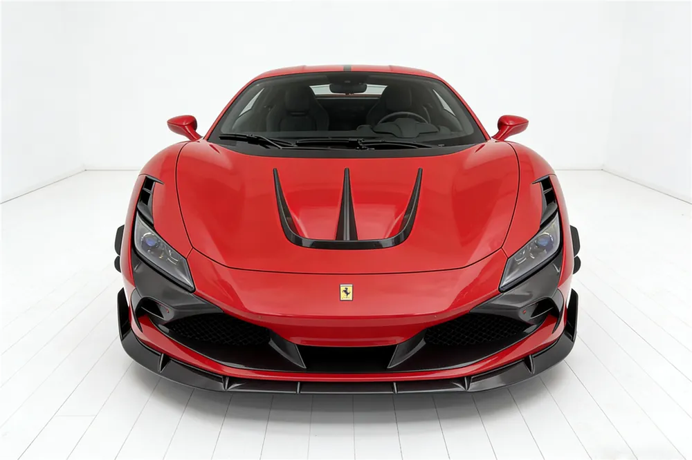 Carbonado MSY Style Autoclave Carbon Fiber Front Lip Splitter | 2019-2024 Ferrari F8