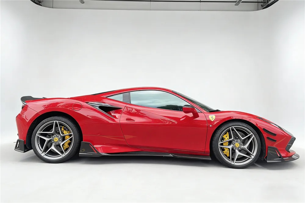 Carbonado MSY Style Autoclave Carbon Fiber Side Skirts | 2019-2024 Ferrari F8