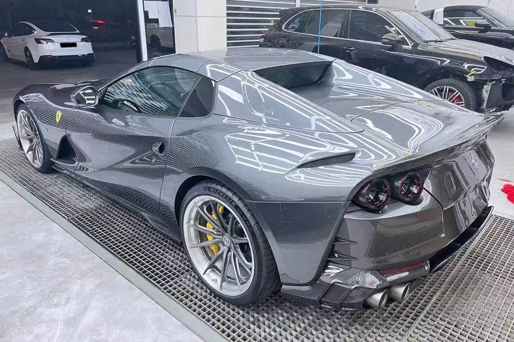 Carbonado GTS Style Dry Carbon Fiber Trunk Spoiler | 2019-2026 Ferrari 812