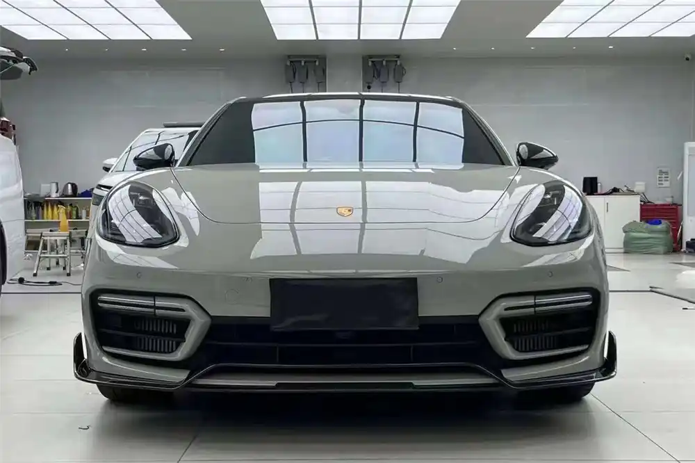 Carbonado KDA Style Dry Carbon Fiber Front Lip | 2017-2023 Porsche Panamera 971 GTS