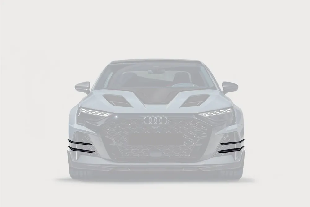 Carbonado 2025-UP Audi RS3 8Y.5 Sedan And Sportback AD Style Autoclave Carbon Fiber Front Canards