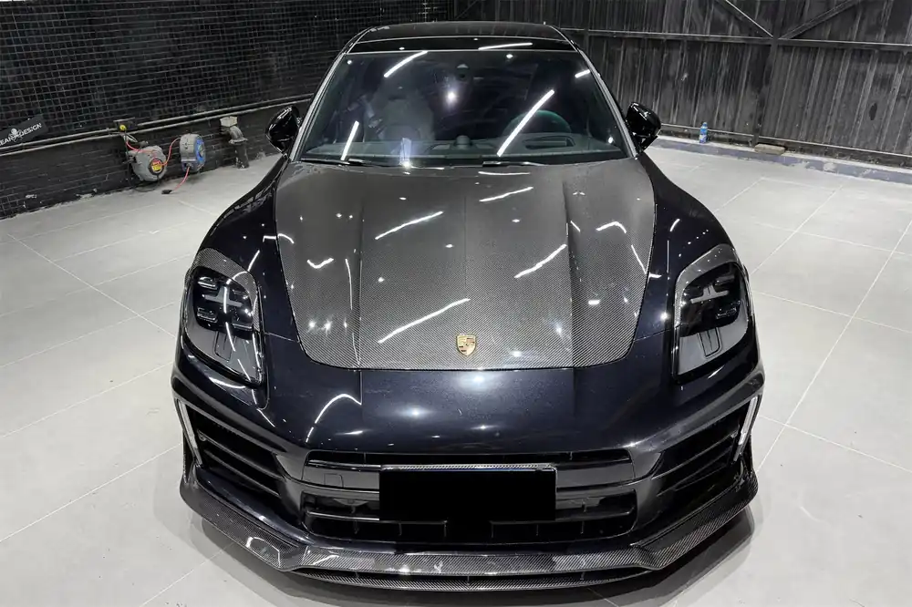 Carbonado OD Style Dry Carbon Fiber Hood | 2024-2025 Porsche Panamera 976
