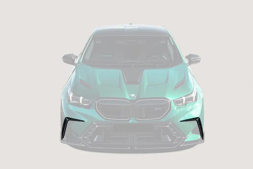 Carbonado AD Style Autoclave Carbon Fiber Front Bumper Canards | 2024-UP BMW G90 And G99 M5