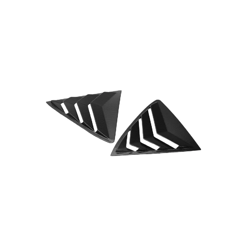 JDMuscle [23-25 Toyota GR Corolla] Carbon Fiber Rear Quarter Louvers Covers (2PC)