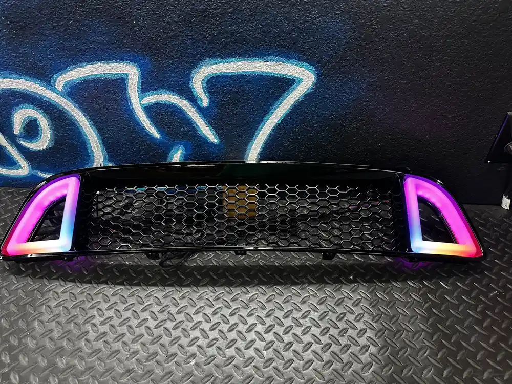 NTXGlow RTR Style RGB Grille | 2013-2014 Ford Mustang