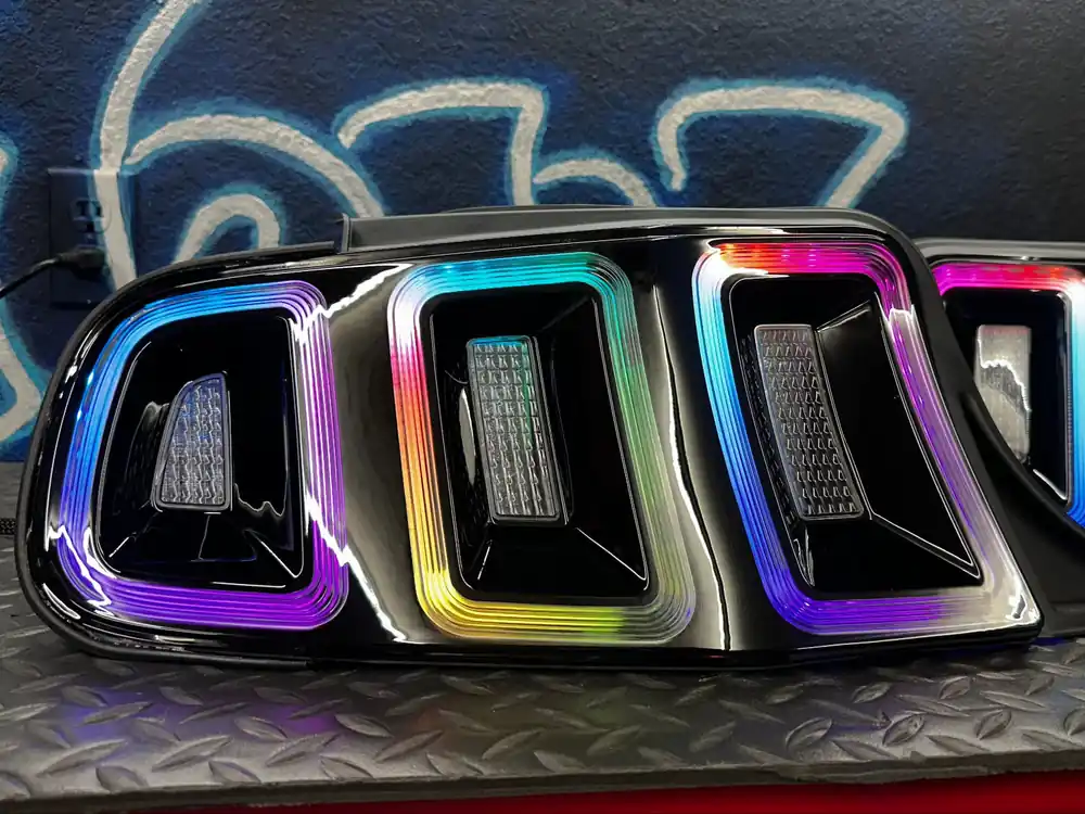 NTXGlow RGB Euro Style Tail Lights | 2010-2014 Ford Mustang