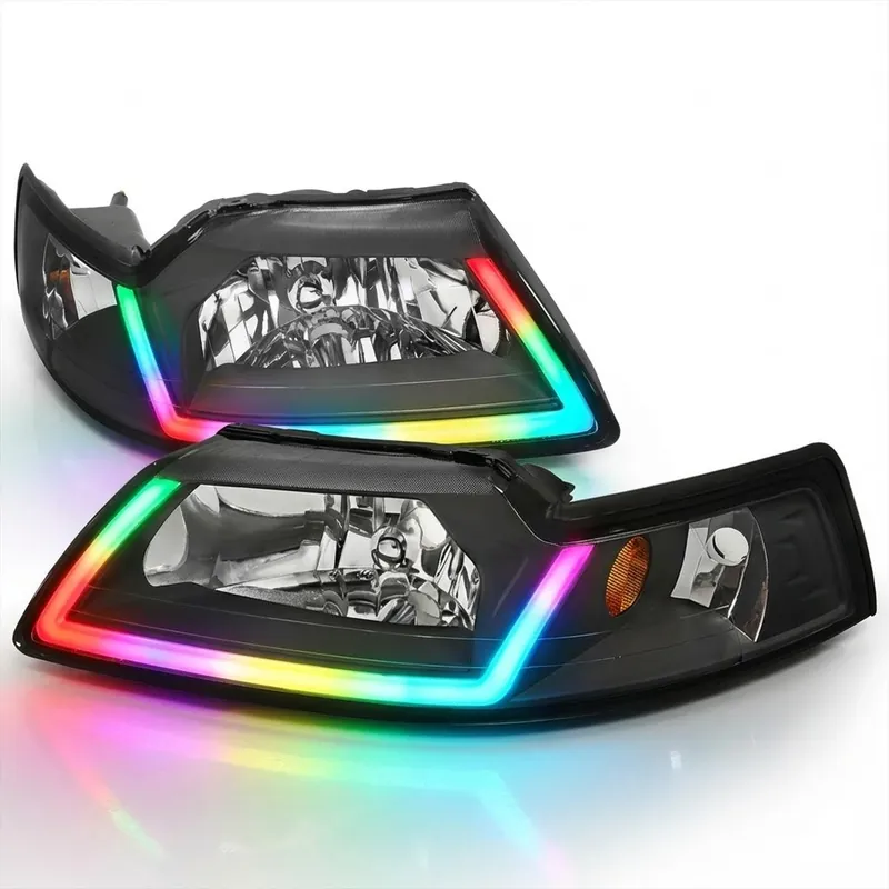 NTXGlow RGB Headlights | 1999-2004 Ford Mustang