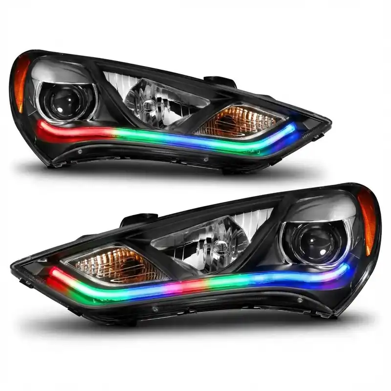 NTXGlow RGB Headlights | 2013-2016 Hyundai Genesis Coupe BK2
