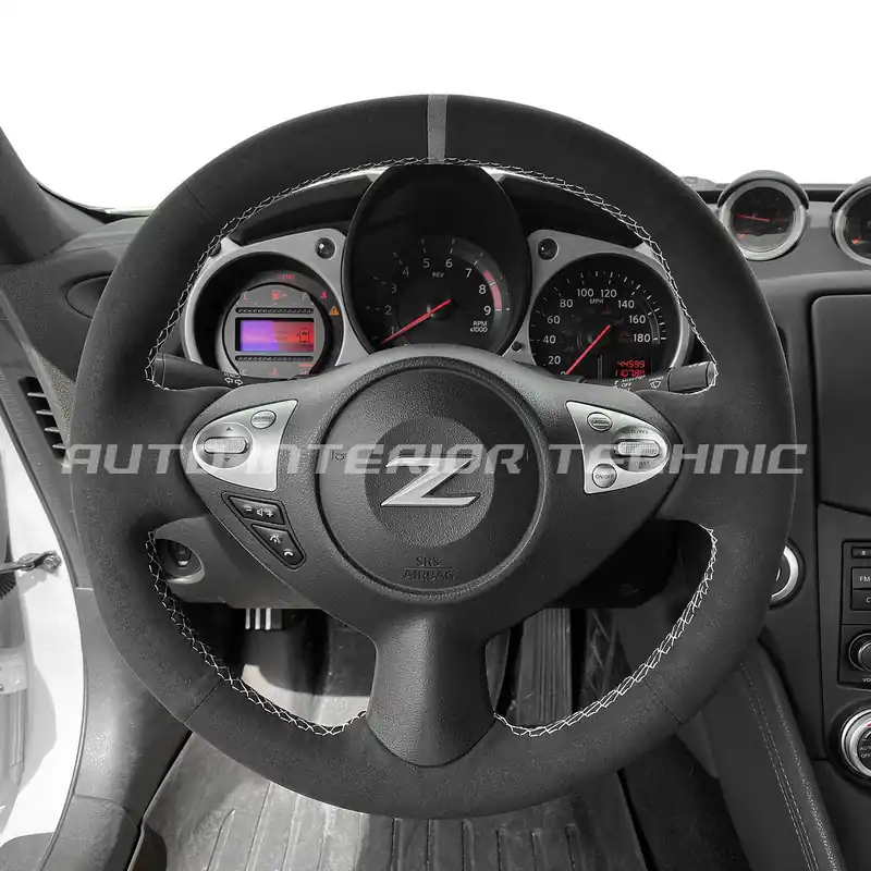 Auto Interior Technic Steering Wheel Wrap (2009-2013 Nissan 370Z)