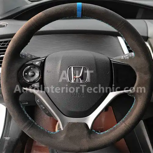 Auto Interior Technic Steering Wheel Wrap (2012-2015 Honda Civic)
