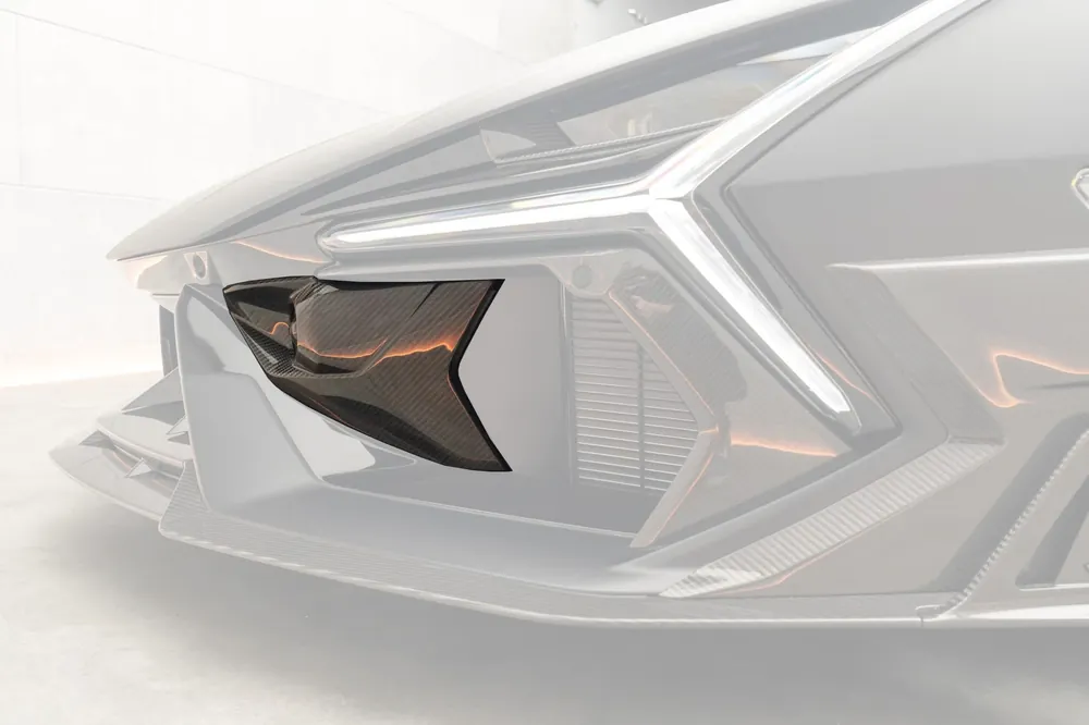 Carbonado MSY Style Autoclave Carbon Fiber Front Radar Cover | 2024-UP Lamborghini Revuelto