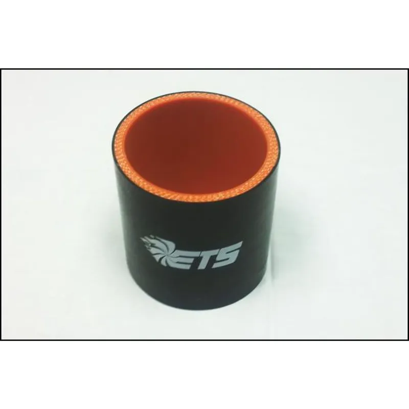ETS 4" Straight Black Silicone Coupler