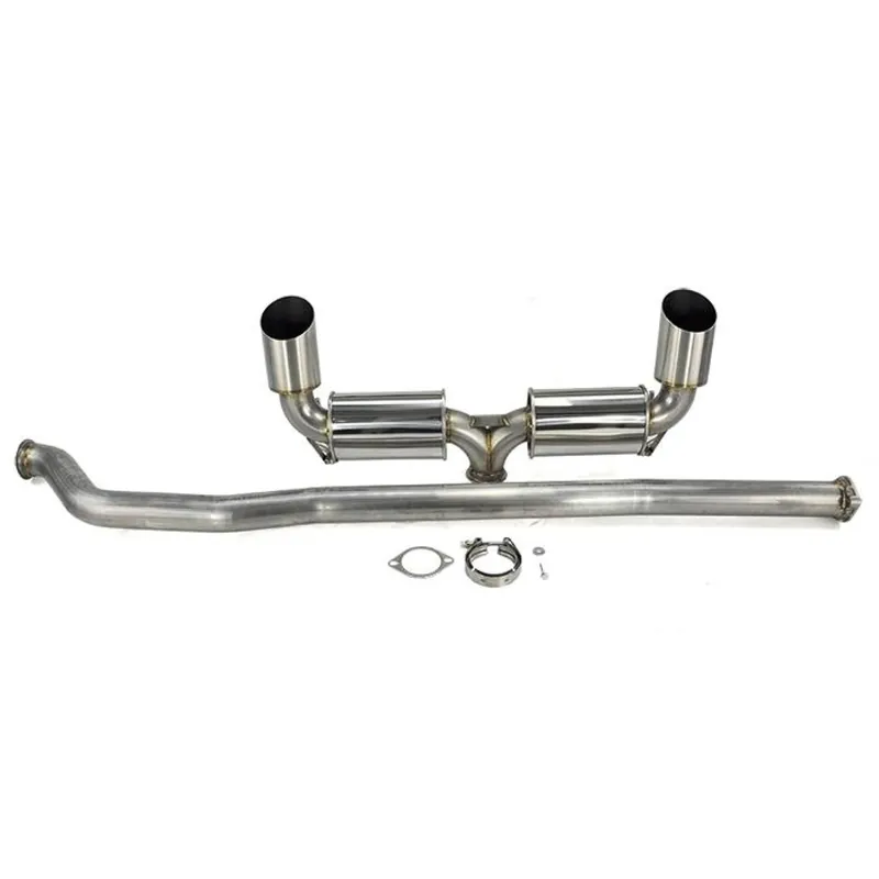 ETS V3 Dual Muffler Exhaust System (08-16 Mitsubishi Evo X)