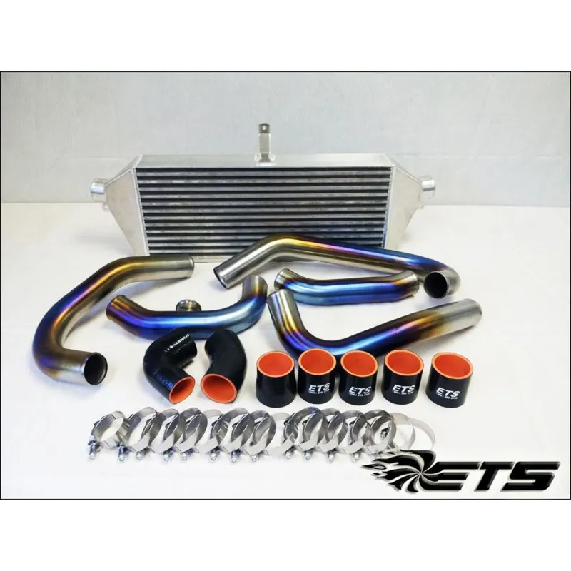 ETS Burned Titanium Front Mount Intercooler Piping Kit (2004-2007 Subaru STI)