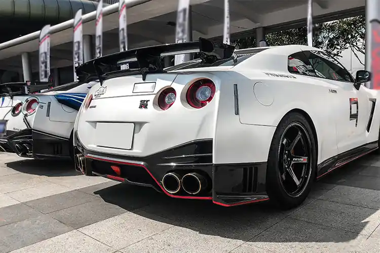 DarwinPRO NSM Style Partial Carbon Fiber Rear Bumper | 2008-2023 Nissan GTR R35