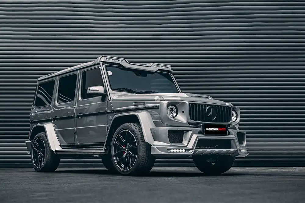 DarwinPRO 2008-2018 Mercedes Benz W463 G Wagon IMP Style Carbon Fiber Front Roof Spoiler | Fits G500, G550, G63 AMG, G65 AMG