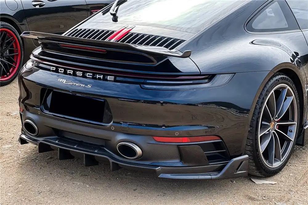 DarwinPRO 2019-2023 Porsche 911 992 Carrera Targa S 4 4S GTS SD-Sport Design Rear Lip (Dont Fit Normal Bumper)
