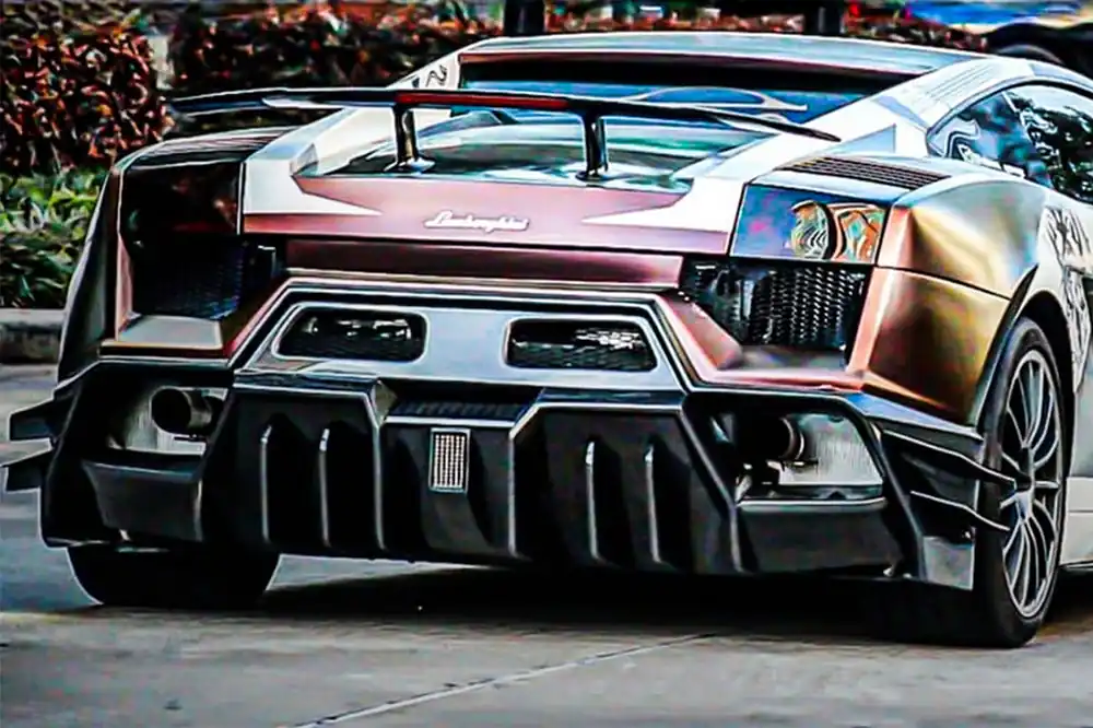 DarwinPRO IRON Style Rear Bumper | 2004-2008 Lamborghini Gallardo