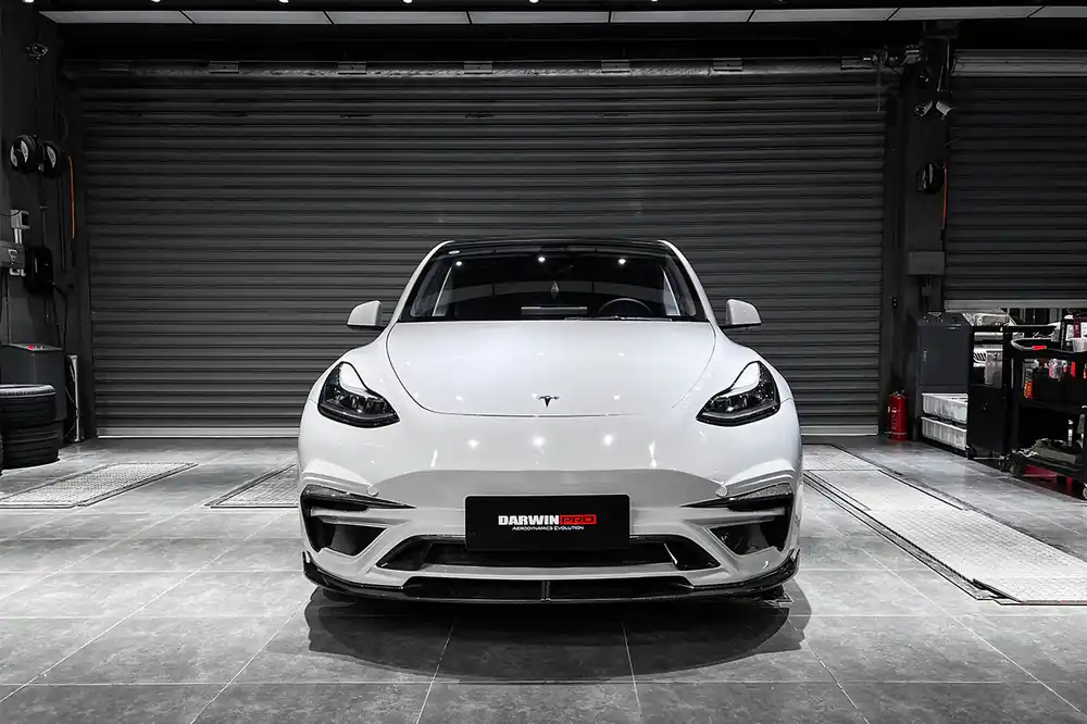 DarwinPRO 2020-2024 Tesla Model Y IMPII Performance Part Carbon Fiber Front Bumper