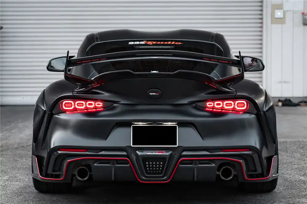 DarwinPRO 2019-UP Toyota GR Supra (J29 & DB) A90 A91 BKSS Style Part Carbon Fiber Rear Bumper