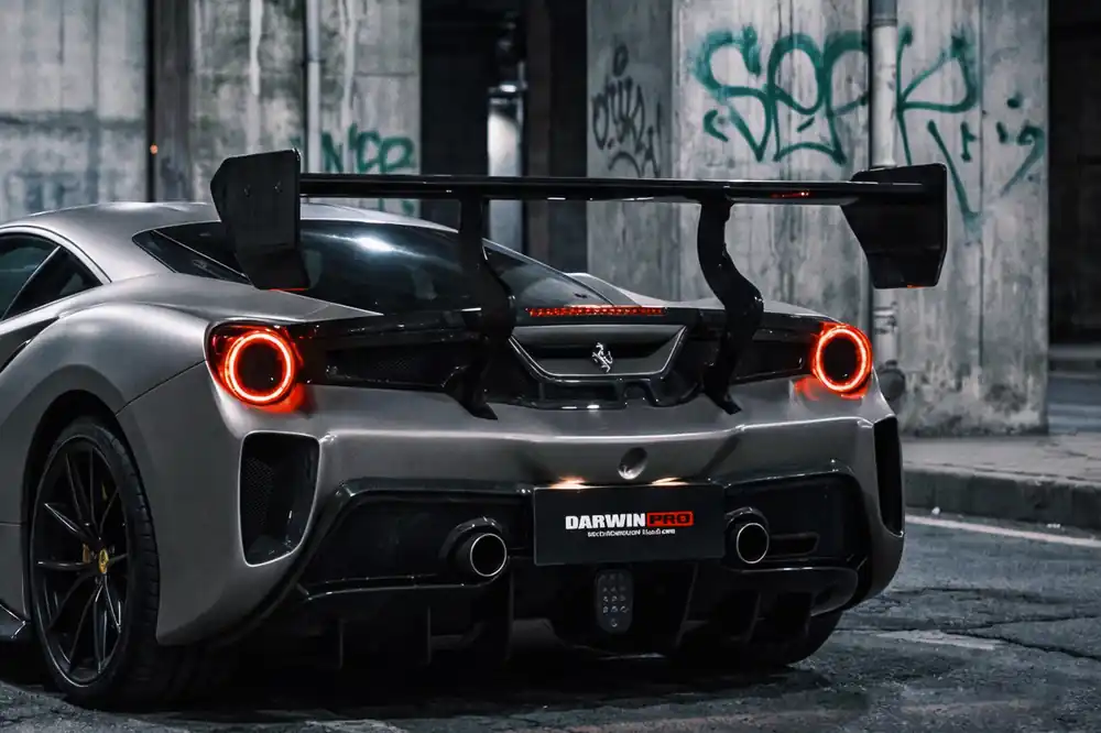 DarwinPRO 2015-2020 Ferrari 488 Challenge Evo Modena Style Wing | Fits GTB, Spider