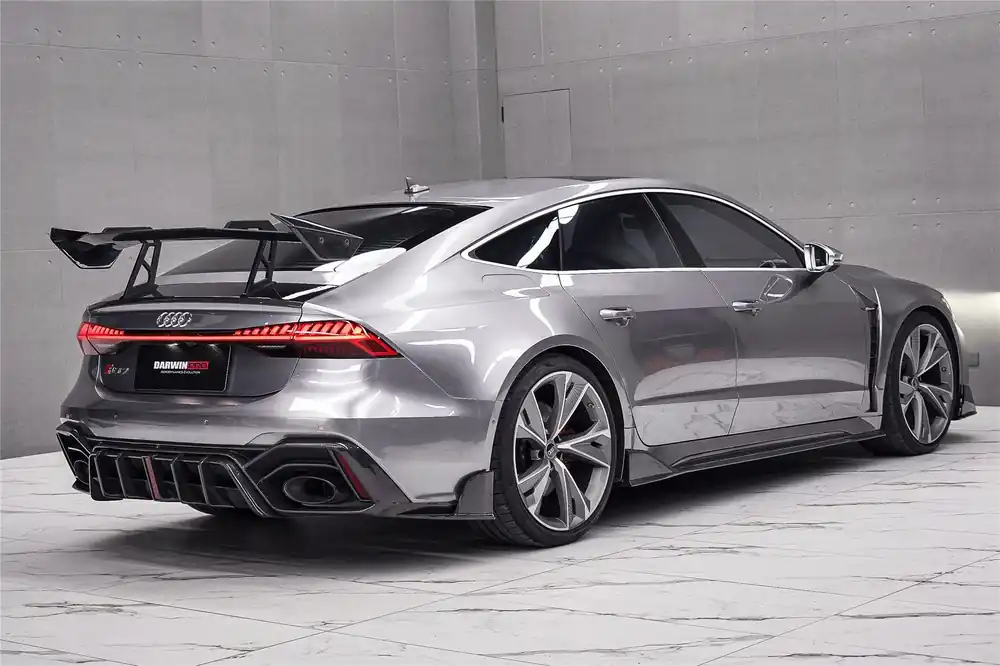 DarwinPRO 2019-2025 Audi RS6 Avant C8 RS7 C8 Quattro IMP Design Rear Diffuser