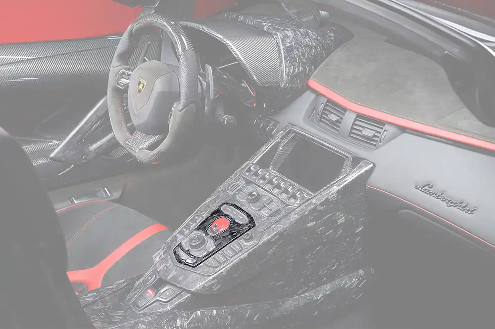 DarwinPRO 2011-2016 Lamborghini Aventador LP700 LP720 LP750 SV Coupe Roadster Dry Carbon Fiber Center Console Panel Replacement